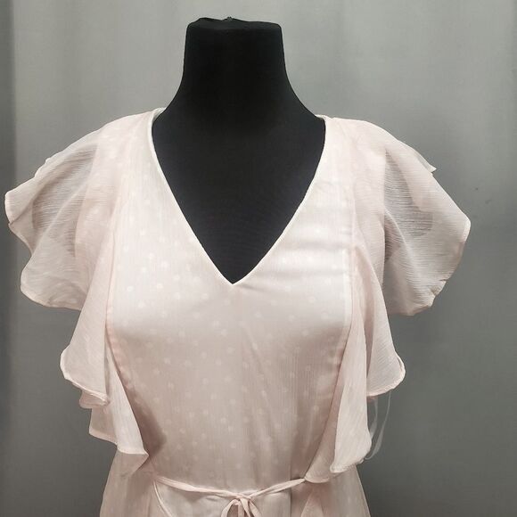 Tommy Hilfiger Polka Dot Petal Rose Organza Dress Size 6 - Picture 9 of 10